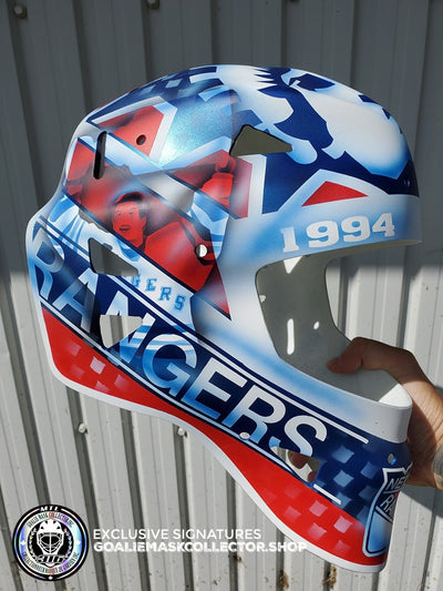INSIDER: MIKE RICHTER GOALIE MASK LEGACY EDITION 25TH CUP WINNING ANNIVERSARY - NEW YORK
