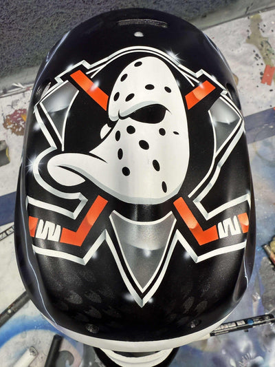 New ANAHEIM DUCKS Goalie Masks in the Making