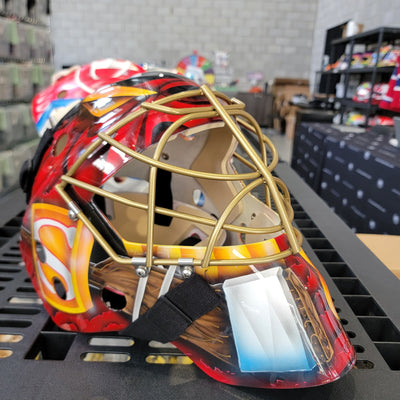 New Arrival Patrick Lalime Signed Goalie Mask Ottawa!!