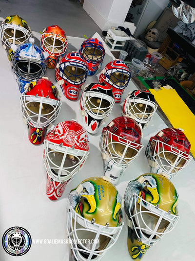 Goalie Masks on time for Christmas!