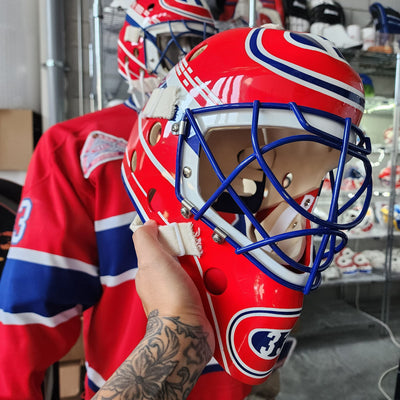 Patrick Roy Lefebvre Montreal Canadiens Goalie Mask Shell?!