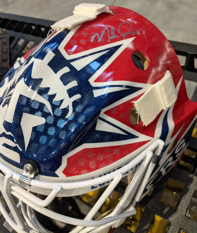 An Incredible Mike Richter Henrik Lundqvist Goalie Mask Signed Tribute!