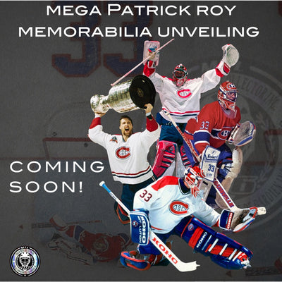 Mega Patrick Roy Signed Memorabilia Launch Schedule Announced!