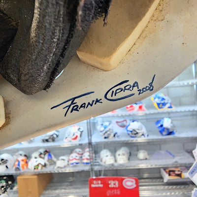 SOLD! Brent Johnson Worn Goalie Mask Washington Capitals Painted By Frank Cipra
