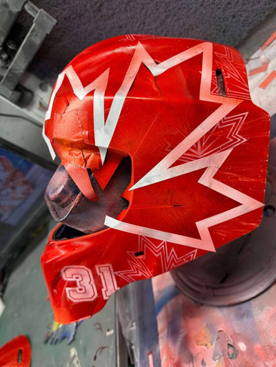 USA vs Canada Goalie Masks