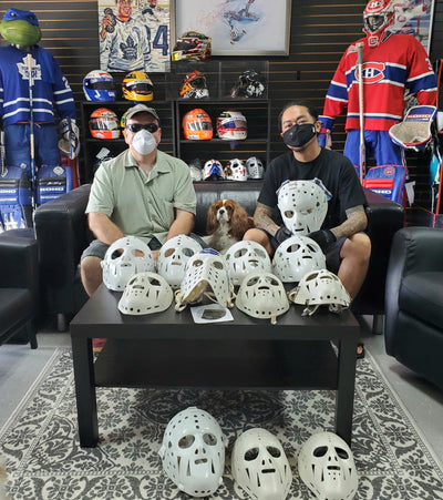 VINTAGE NHL MASK MADNESS WEEK AT GOALIE MASK COLLECTOR: BROMLEY - SMITH  -FURH - CRAIG - GIACOMIN & MORE