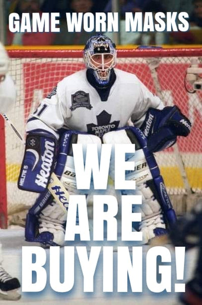 We Are Buying Game Worn NHL Goalie Masks!