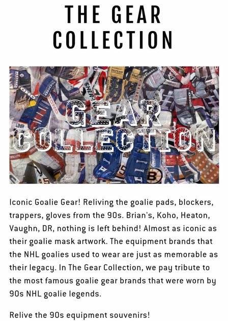 Gear Collection Presale Live Launch – Goalie Mask Collector
