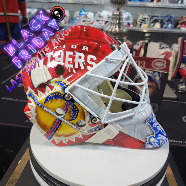 Black Friday 1x AVAILABLE: Sergei Bobrovsky Signed Goalie Mask 2025 & 2024 "BACK TO  BACK" Florida Cup Winning Signature Edition Autographed