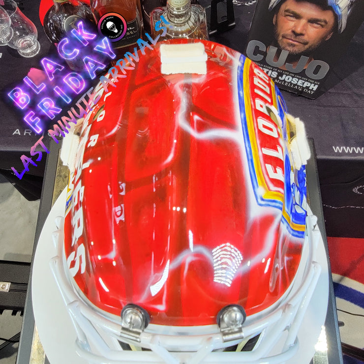 Black Friday 1x AVAILABLE: Sergei Bobrovsky Signed Goalie Mask 2025 & 2024 "BACK TO  BACK" Florida Cup Winning Signature Edition Autographed