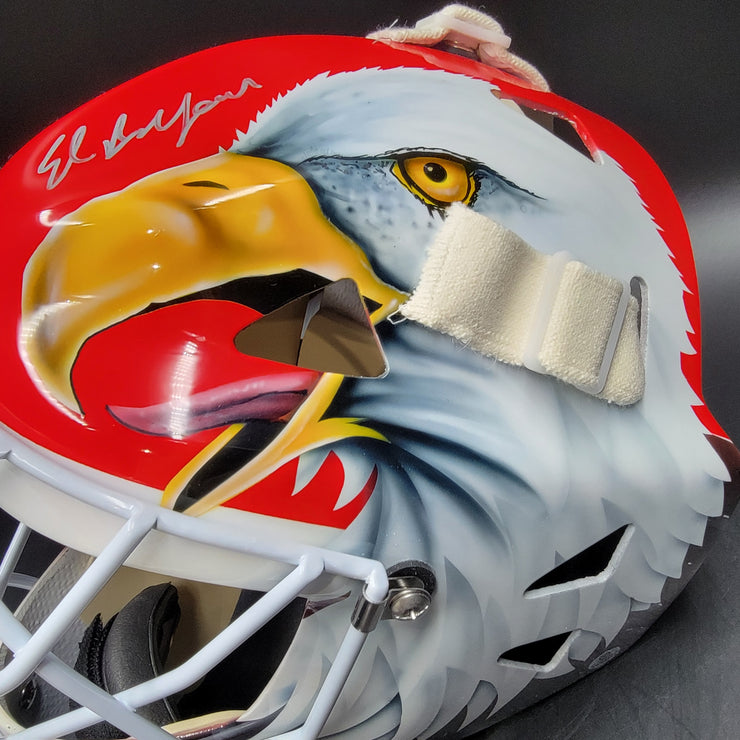 Presale: Ed Belfour Signed Goalie Mask V2 Chicago Complex Autographed Signature Edition