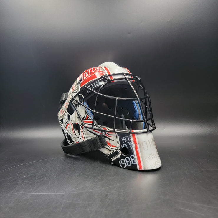 Custom Painted Goalie Mask: Time Is Precious