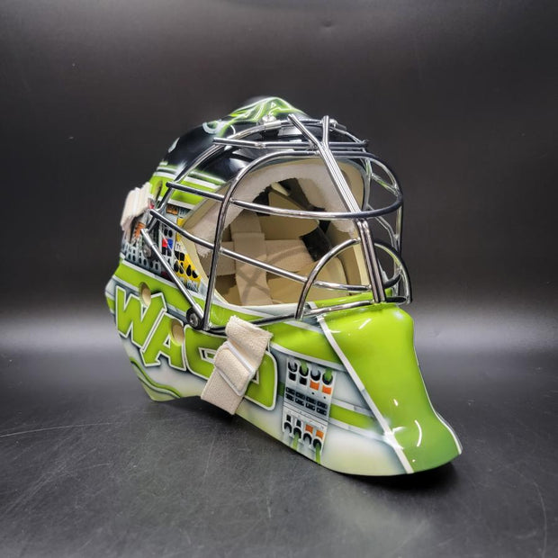 Custom Painted Goalie Mask: WAGO Canada Inc