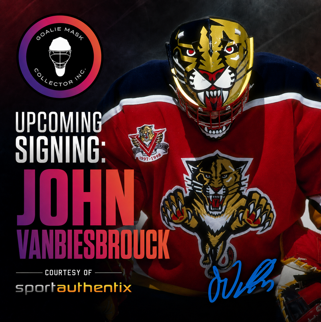 John Vanbiesbrouck Signed Goalie Mask Tribute Signature Edition Autographed- COMPLETED