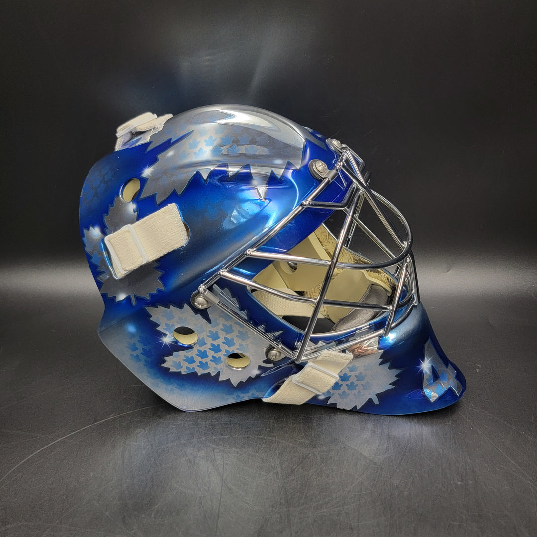 Anthony Stolarz Goalie Mask Unsigned 2025-26 Toronto + CHROME Premium Tribute