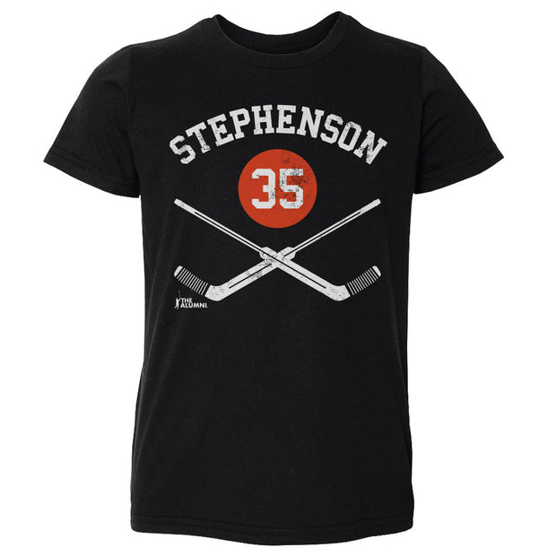 Wayne Stephenson Philadelphia 35 Goalie Sticks WHT