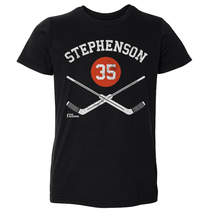 Wayne Stephenson Philadelphia 35 Goalie Sticks WHT
