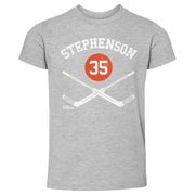 Wayne Stephenson Philadelphia 35 Goalie Sticks WHT