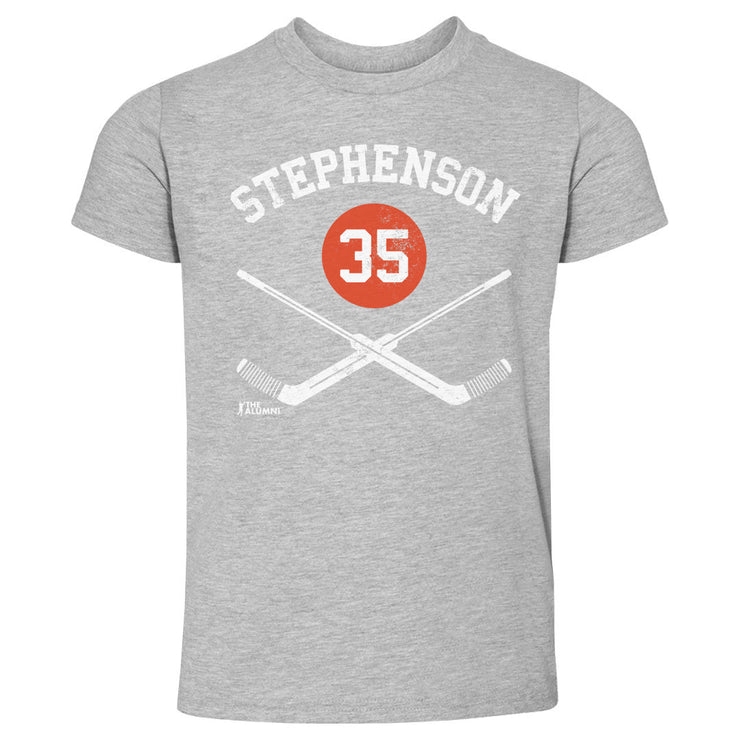 Wayne Stephenson Philadelphia 35 Goalie Sticks WHT