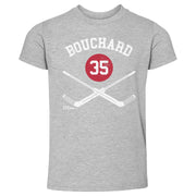 Daniel Bouchard Quebec 35 Goalie Sticks WHT