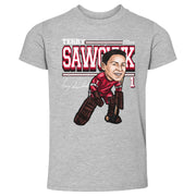 Terry Sawchuk Detroit Cartoon WHT