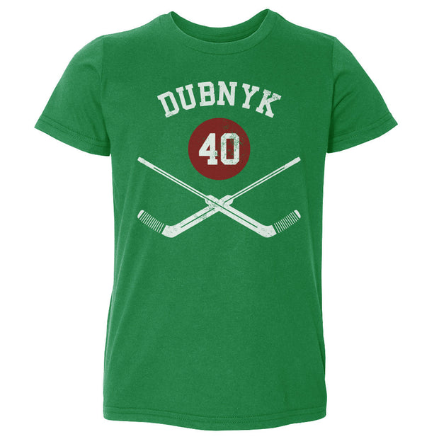 Devan Dubnyk Minnesota Goalie Sticks WHT