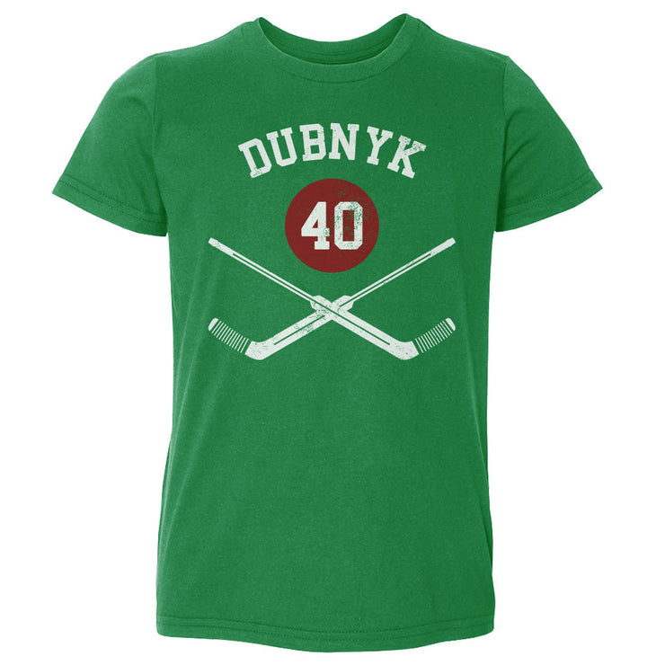 Devan Dubnyk Minnesota Goalie Sticks WHT