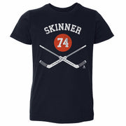 Stuart Skinner Edmonton Goalie Sticks WHT