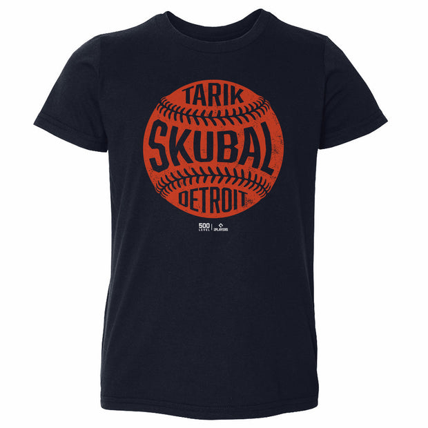 Tarik Skubal Detroit Vintage Baseball WHT