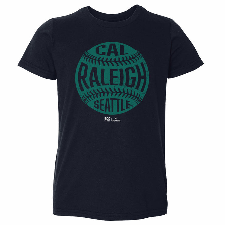Cal Raleigh Seattle Vintage Baseball WHT