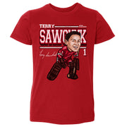 Terry Sawchuk Detroit Cartoon WHT