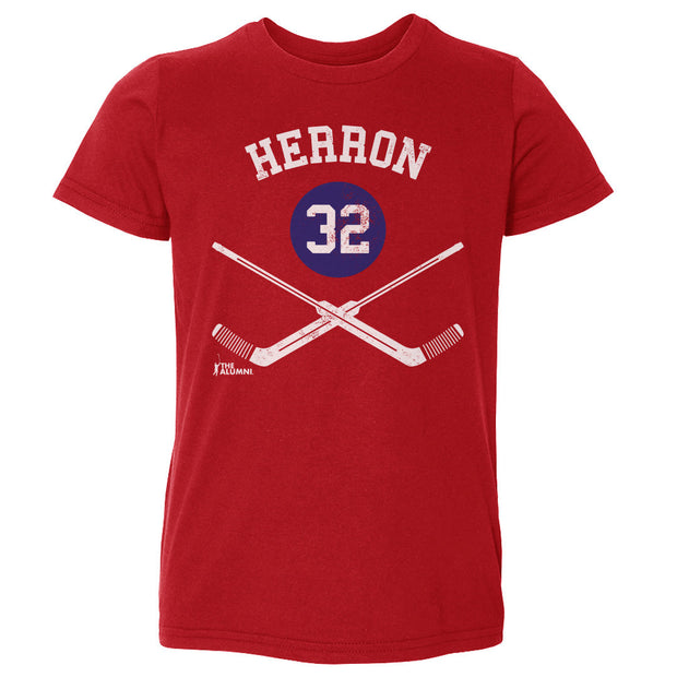 Denis Herron Montreal 32 Goalie Sticks WHT