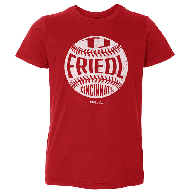 TJ Friedl Cincinnati Vintage Baseball WHT