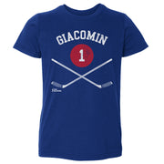 Eddie Giacomin New York R 1 Sticks WHT