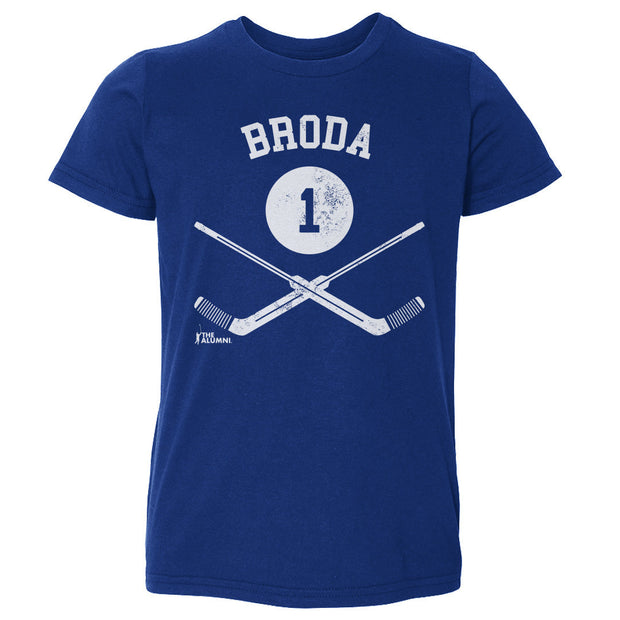 Turk Broda Toronto 1 Goalie Sticks WHT