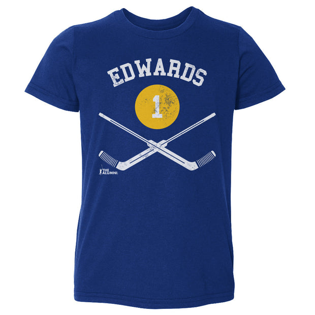 Don Edwards Buffalo 1 Goalie Sticks WHT