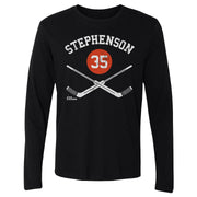 Wayne Stephenson Philadelphia 35 Goalie Sticks WHT