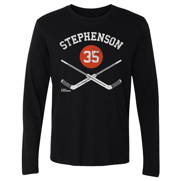 Wayne Stephenson Philadelphia 35 Goalie Sticks WHT