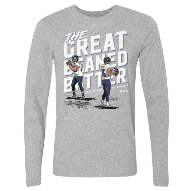 Tyler Lockett & Doug Baldwin Baseball W WHT