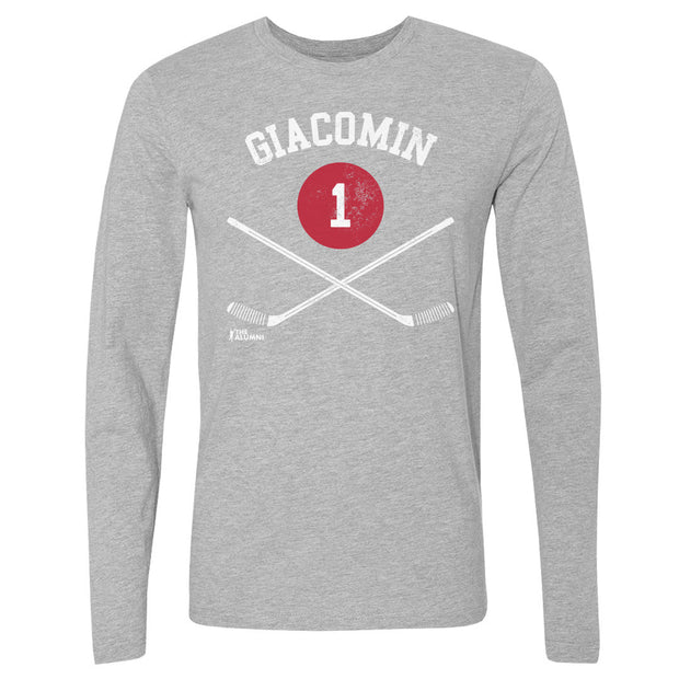 Eddie Giacomin New York R 1 Sticks WHT