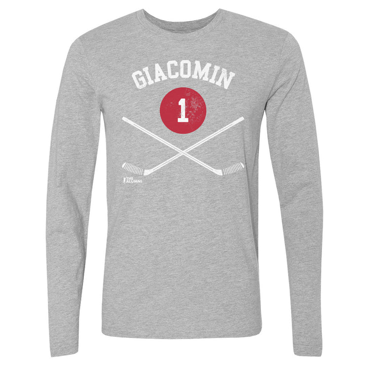 Eddie Giacomin New York R 1 Sticks WHT