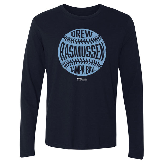 Drew Rasmussen Tampa Bay Vintage Baseball WHT
