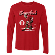 Terry Sawchuk Detroit Retro Script WHT