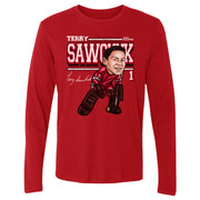 Terry Sawchuk Detroit Cartoon WHT