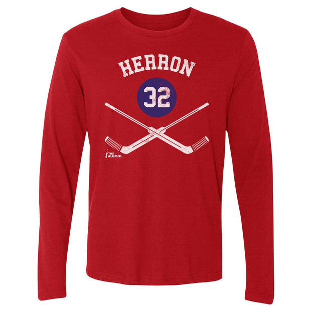 Denis Herron Montreal 32 Goalie Sticks WHT