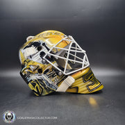 Adin Hill Goalie Mask Unsigned 2024 Las Vegas "Car Racing" Tribute