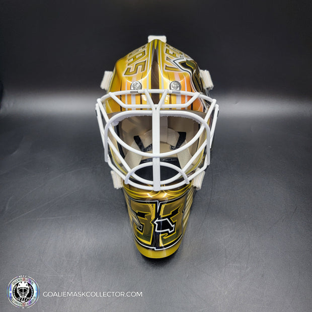 Adin Hill Goalie Mask Unsigned 2024 Las Vegas "Car Racing" Tribute