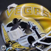 Adin Hill Goalie Mask Unsigned 2024 Las Vegas "Car Racing" Tribute