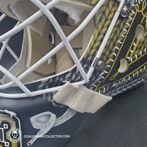Adin Hill Goalie Mask Unsigned 2024 Las Vegas Winter Classic Tribute