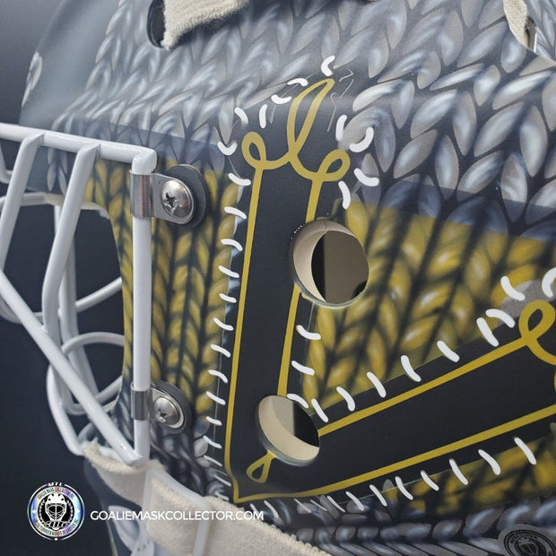 Adin Hill Goalie Mask Unsigned 2024 Las Vegas Winter Classic Tribute